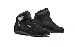 Black Black Men's SIDI Duna Gore Touring Boots Australia | OBW-0566