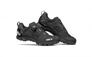 Black Black Men's SIDI Mtb Turbo Outdoor Shoes Australia | YXJ-8984