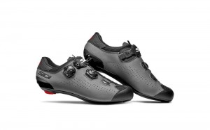 Black Grey Black Men's SIDI Genius 10 Mega Road Cycling Shoes Australia | DHS-2407