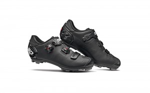 Black Men's SIDI Mtb Dragon 5 SRS Matt MTB Shoes Australia | MDE-4237