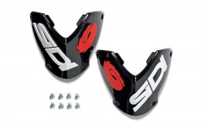 Black White Red Men's SIDI Outer Nylon Shin Plate Accessories Australia | RXA-0078