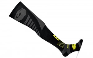 Black Yellow Men's SIDI Extra Long Offroad Socks Accessories Australia | JFV-9182