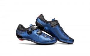 Blue Women's SIDI Genius 10 Road Cycling Shoes Australia | QUP-4881