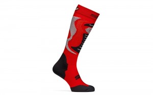 Red Black Men's SIDI Faenza Socks Accessories Australia | RVM-6929