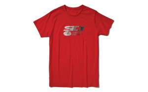 Red Women's SIDI T-shirt Energy Clothing Australia | PFE-5602