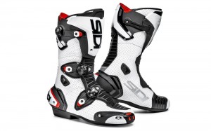 White Black Women's SIDI Mag-1 Air Racing Boots Australia | DOU-6271