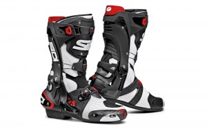 White Black Women's SIDI Rex Air Racing Boots Australia | DZF-7436