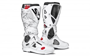 White White Men's SIDI Crossfire 3 SRS Offroad Boots Australia | KKT-7373