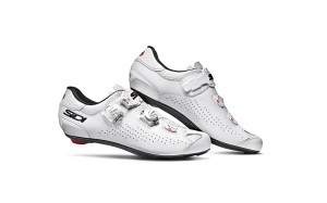 White White Men's SIDI Genius 10 Road Cycling Shoes Australia | MWS-4201