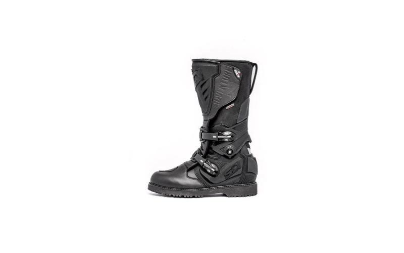 Black Black Men's SIDI Adventure 2 Gore-tex Touring Boots Australia | NMR-4092