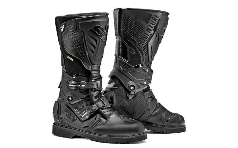 Black Black Men\'s SIDI Adventure 2 Gore-tex Touring Boots Australia | NMR-4092