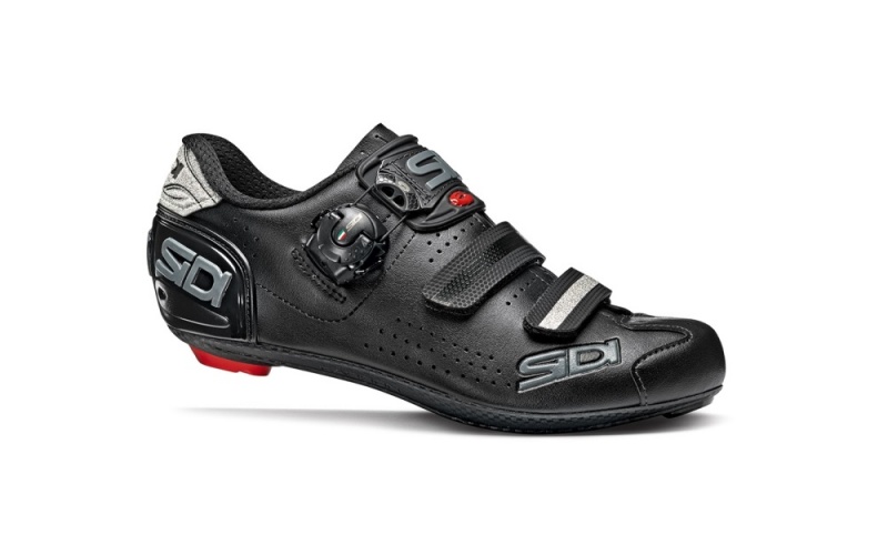 Black Black Men\'s SIDI Alba 2 Road Cycling Shoes Australia | DIO-2043