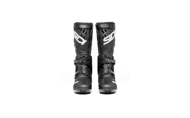 Black Black Men's SIDI Atojo SRS Offroad Boots Australia | IEE-6582