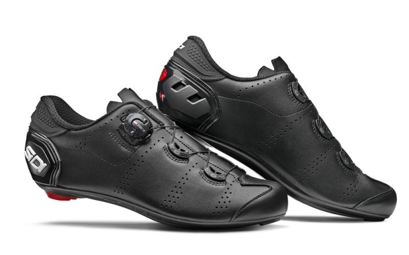 Black Black Men\'s SIDI Fast Road Cycling Shoes Australia | SJV-5183