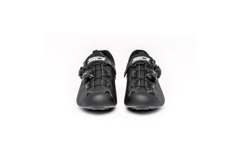 Black Black Men's SIDI Genius 10 Road Cycling Shoes Australia | HIP-8285