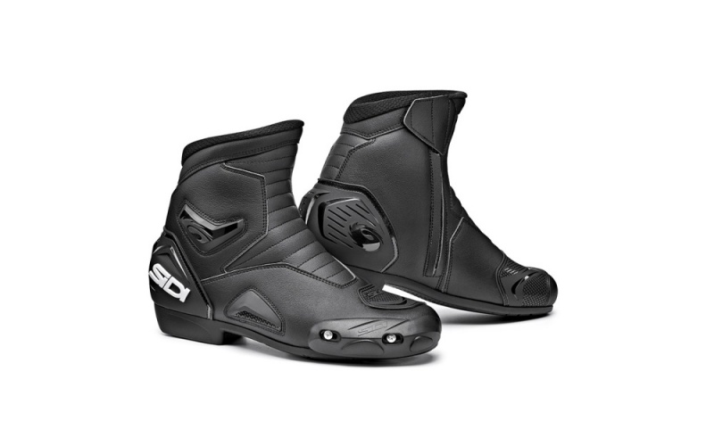 Black Black Men\'s SIDI Mid Performer Racing Boots Australia | OMJ-6757