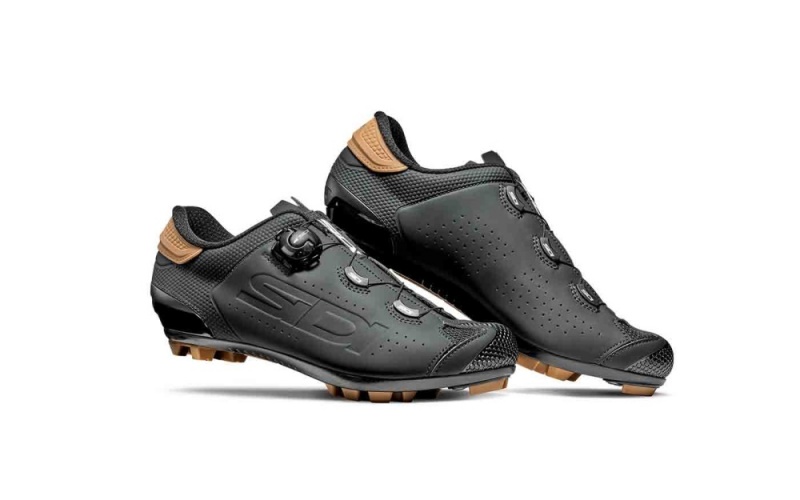 Black Black Men\'s SIDI Mtb Dust MTB Shoes Australia | UFU-2241