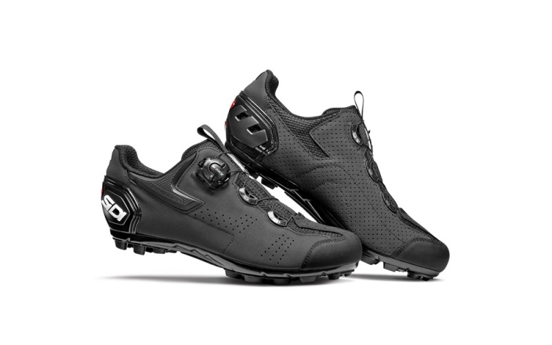 Black Black Men\'s SIDI Mtb Gravel MTB Shoes Australia | GXD-1578