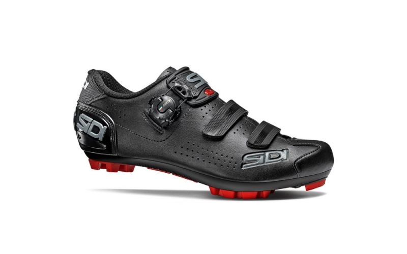 Black Black Men\'s SIDI Mtb Trace 2 MTB Shoes Australia | BYT-3325