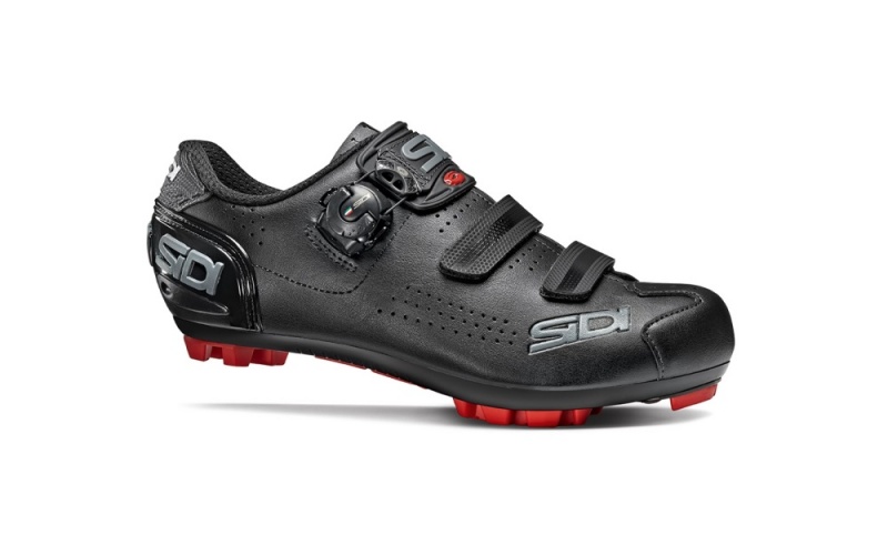 Black Black Men\'s SIDI Mtb Trace 2 Mega MTB Shoes Australia | OWD-1973