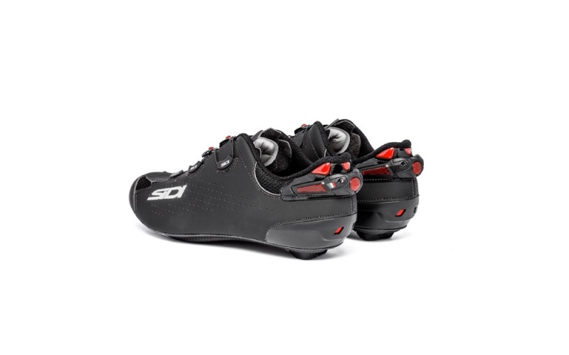 Black Black Men's SIDI Shot 2 Road Cycling Shoes Australia | FPF-1055