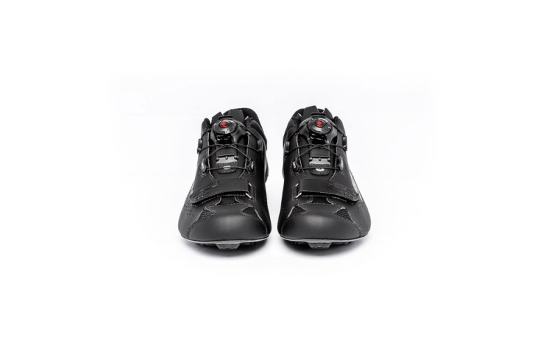 Black Black Men's SIDI Sixty Road Cycling Shoes Australia | CHE-7014