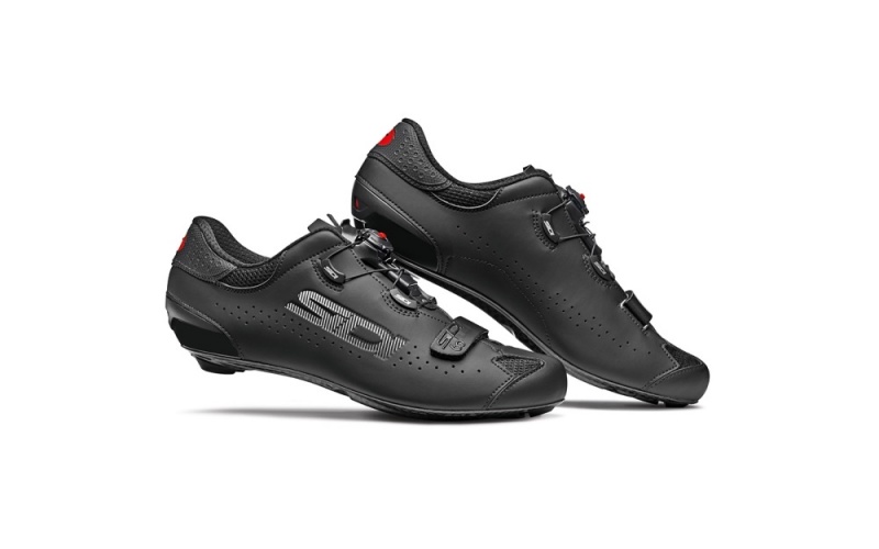 Black Black Men\'s SIDI Sixty Road Cycling Shoes Australia | CHE-7014