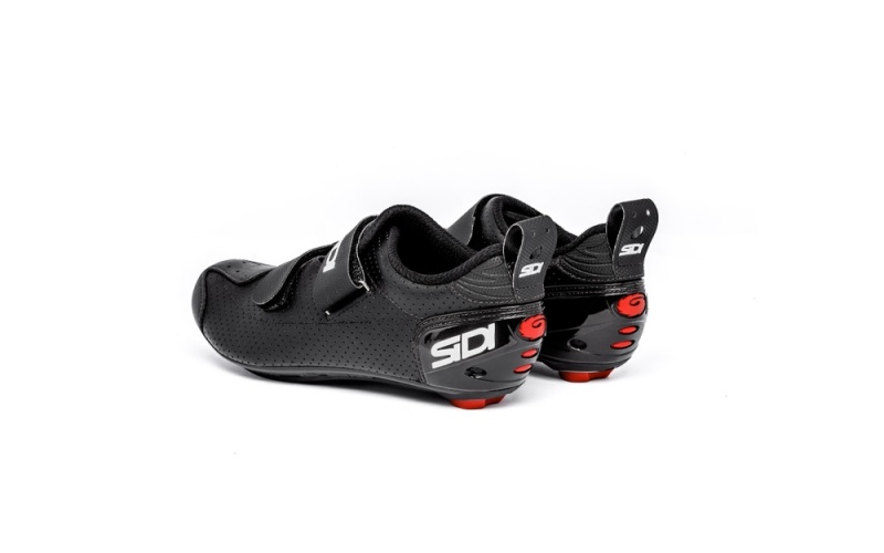 Black Black Men's SIDI T-5 Air Road Cycling Shoes Australia | KFF-6804