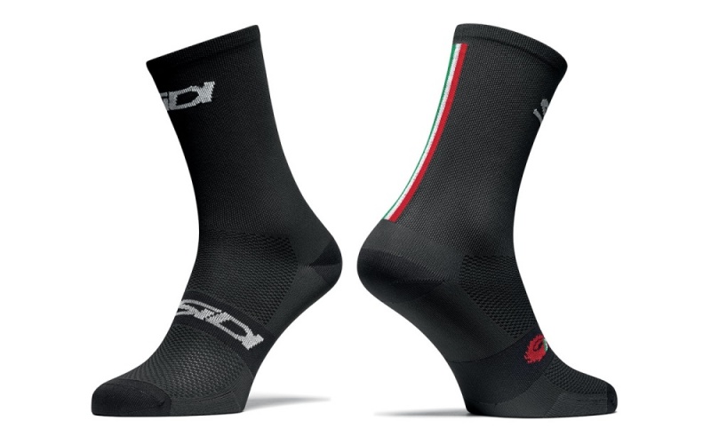 Black Black Men\'s SIDI Trace Socks Accessories Australia | RDL-7118