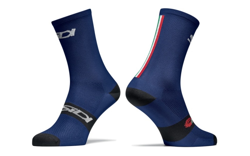 Black Black Men's SIDI Trace Socks Accessories Australia | QEK-1526