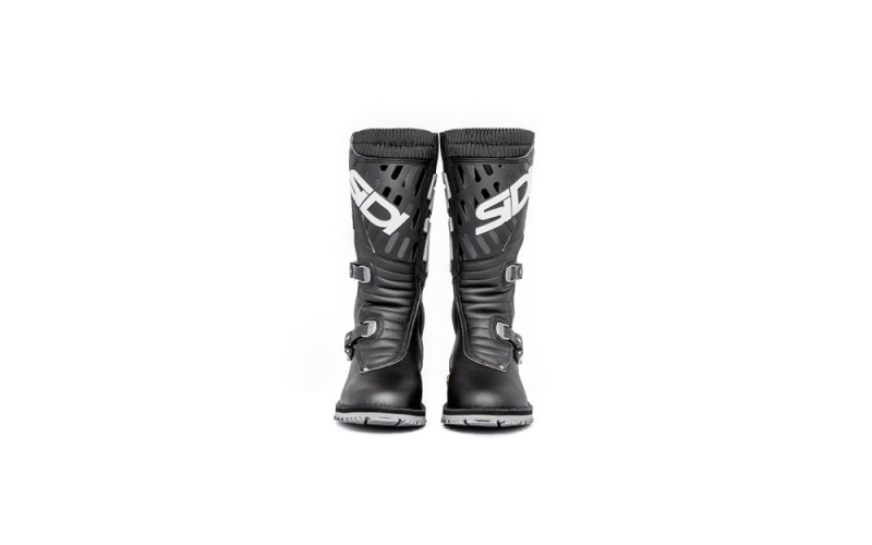 Black Black Men's SIDI Trial Zero.2 Offroad Boots Australia | GYW-2949