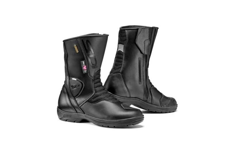 Black Black Women\'s SIDI Gavia Gore Racing Boots Australia | QNP-5315