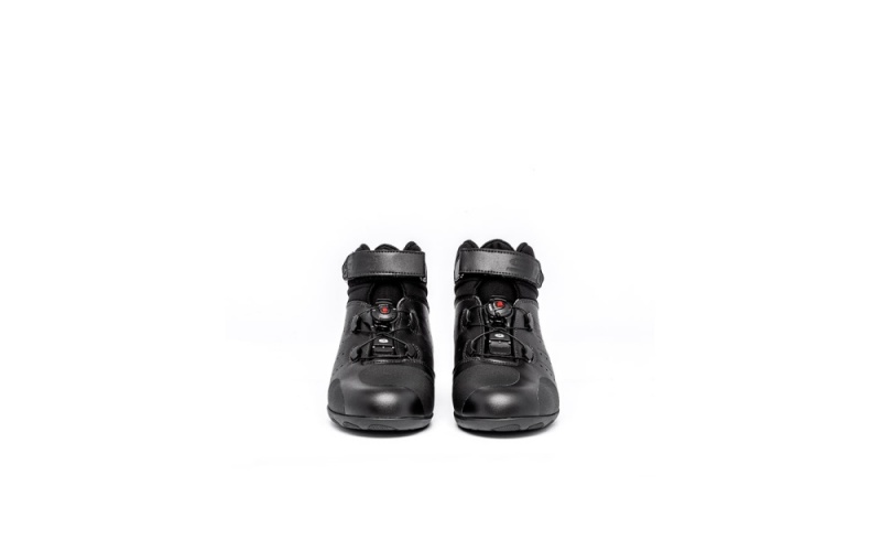 Black Black Women's SIDI Motolux Touring Boots Australia | TRP-8294