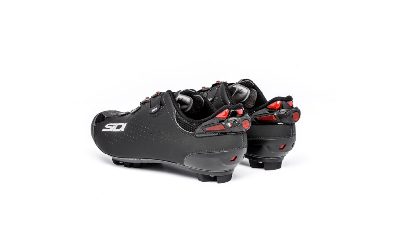 Black Black Women's SIDI Mtb Tiger 2 SRS Carbon MTB Shoes Australia | ORM-7441