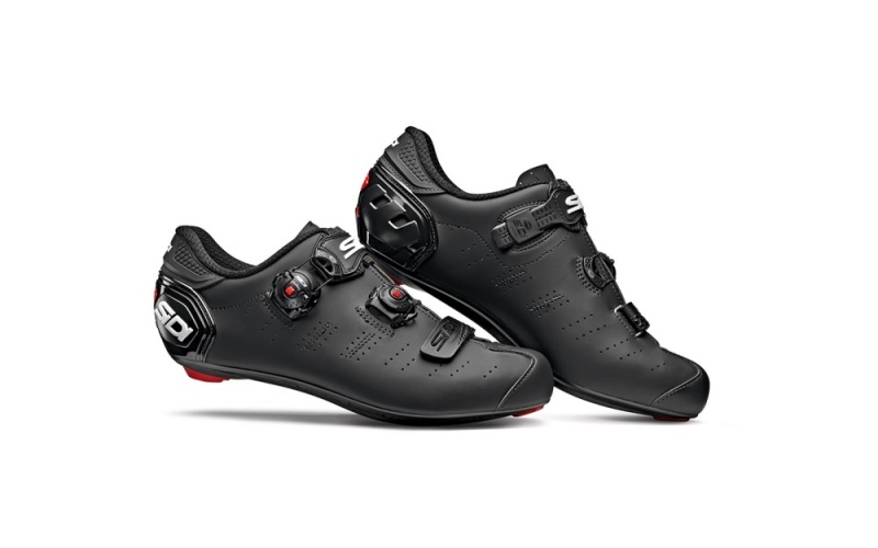 Black Men\'s SIDI Ergo 5 Mega Matt Road Cycling Shoes Australia | VIN-9549