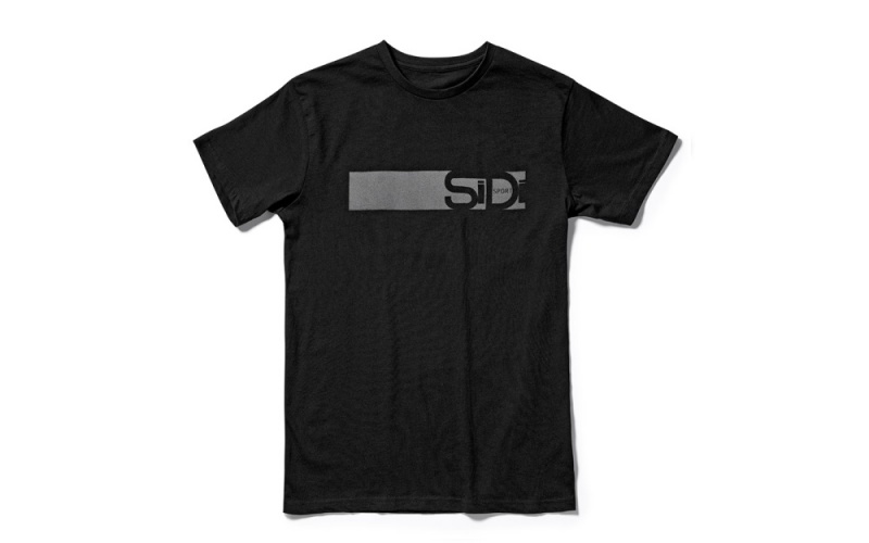 Black Men\'s SIDI T-shirt Trace Clothing Australia | HGQ-1677