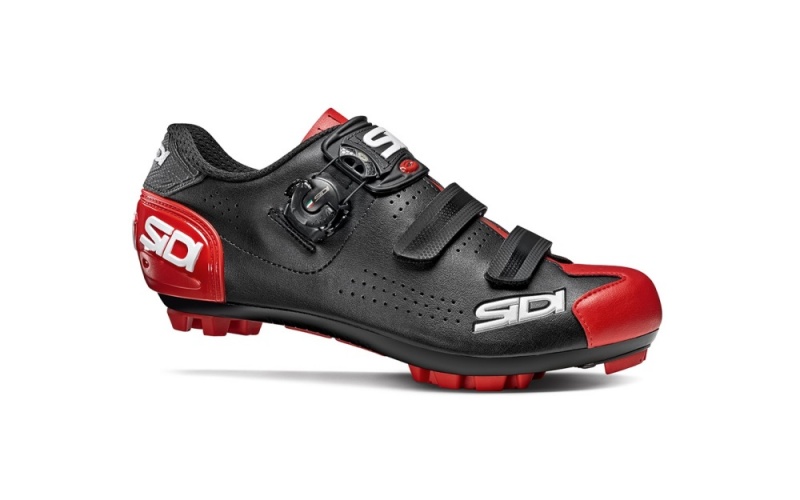 Black Red Men\'s SIDI Mtb Trace 2 MTB Shoes Australia | RXR-0259