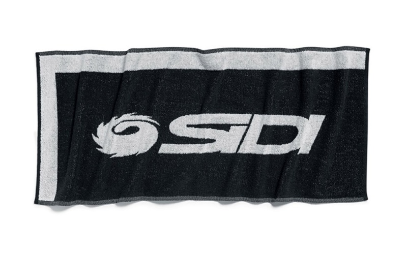 Black White Men\'s SIDI Towel Tinto 40x100 Accessories Australia | FNL-1372