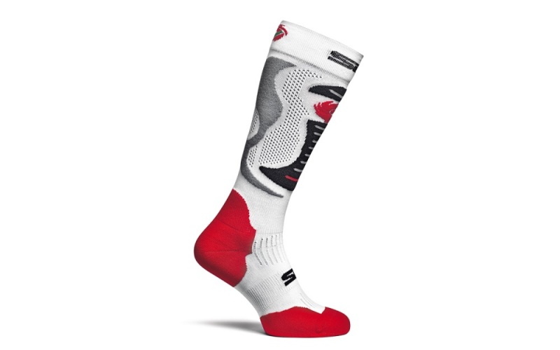 Red Black Men's SIDI Faenza Socks Accessories Australia | RVM-6929