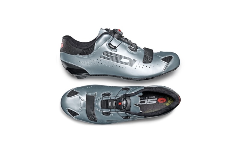 Silver Men\'s SIDI Sixty Limited Edition Triathlon Shoes Australia | TTQ-6836