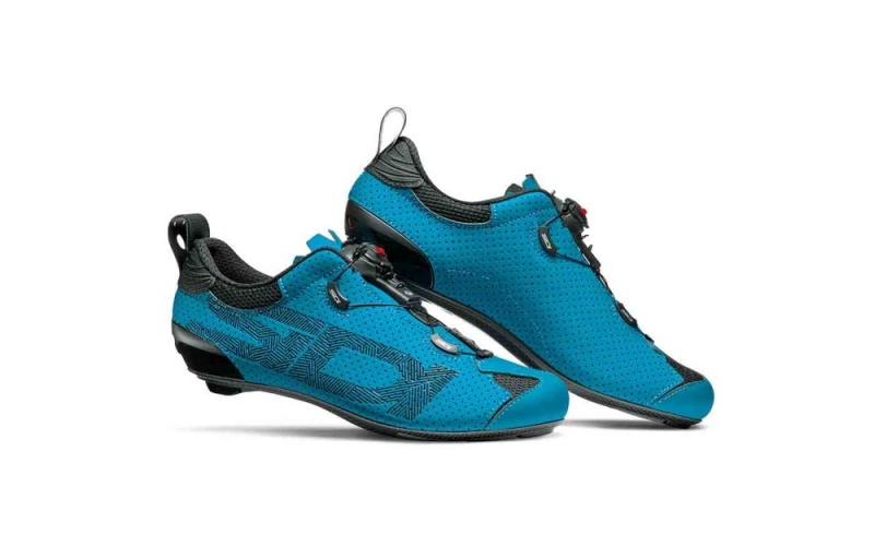 Turquoise Men\'s SIDI Tri-sixty Road Cycling Shoes Australia | KNV-9790