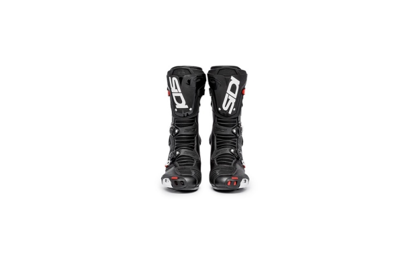 White Black Men's SIDI Mag-1 Air Racing Boots Australia | KUD-5895