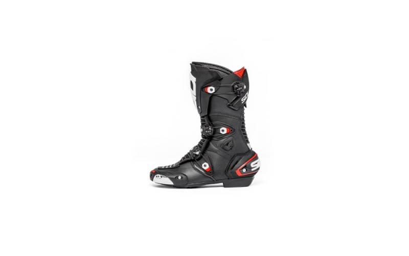 White Black Men's SIDI Mag-1 Air Racing Boots Australia | KUD-5895