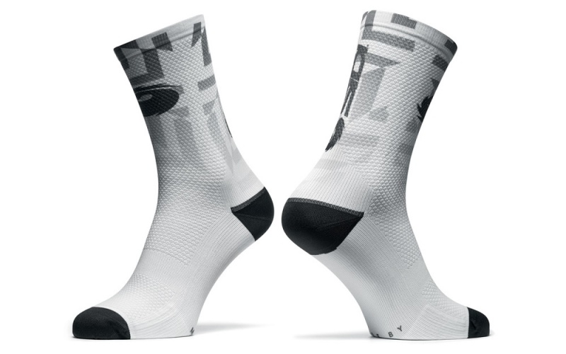 White Grey Men\'s SIDI Fun Socks Accessories Australia | STN-3844