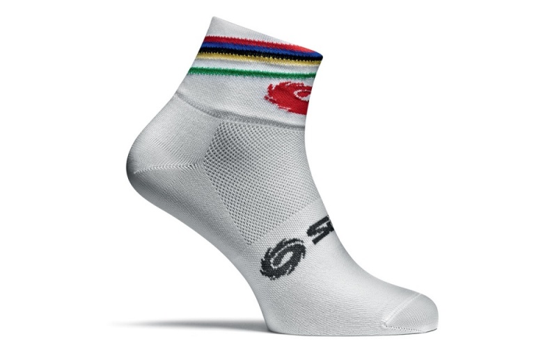 White Men\'s SIDI Rainbow Socks Accessories Australia | DZS-1992