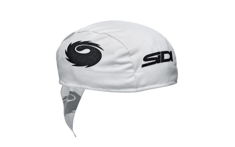 White White Men\'s SIDI Bandana Accessories Australia | MXT-4218