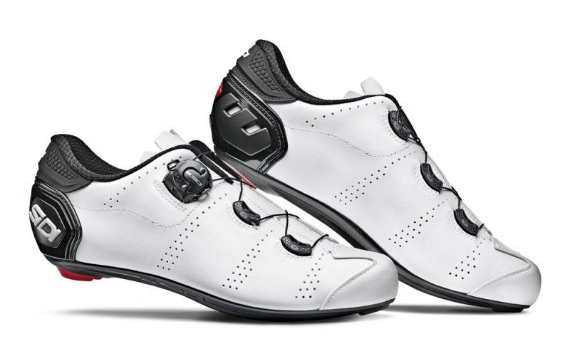 White White Men\'s SIDI Fast Road Cycling Shoes Australia | HZW-6038