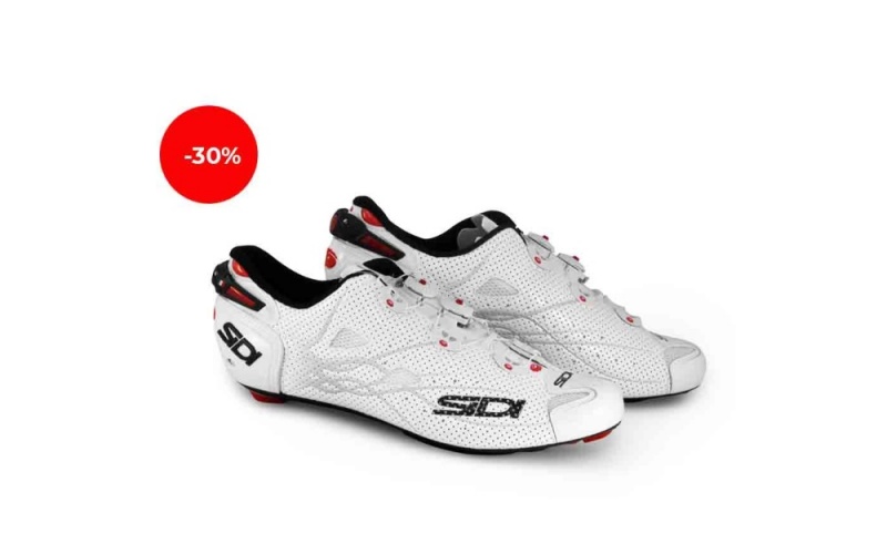 White White Men\'s SIDI Shot Air Triathlon Shoes Australia | TSL-2465